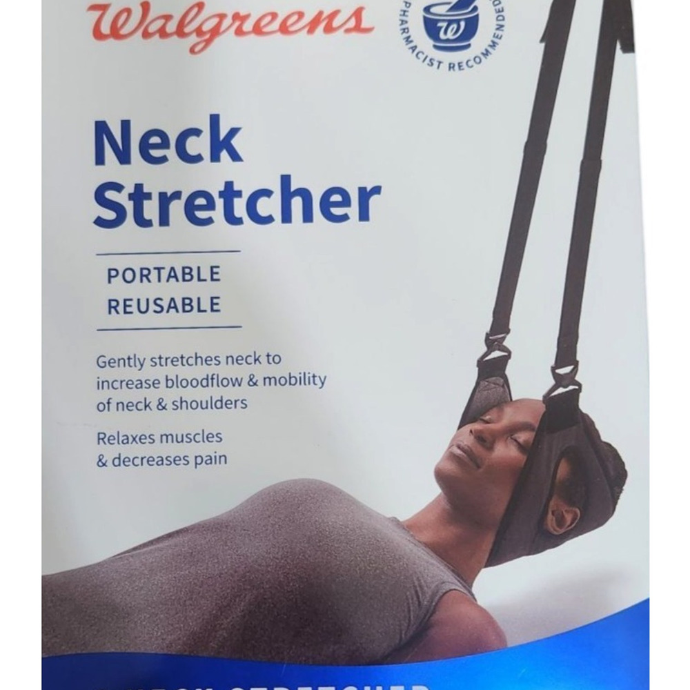 Walgreens Neck Stretcher Portable Reusable Adjustable Strap NEW IN BOX